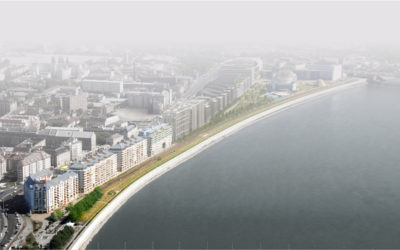 The foundation stone of millennium gardens office complex has been laid