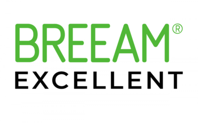 BREEAM Excellent Interim Stage certificate was given to the office building