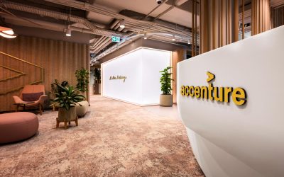 Accenture moved into Millennium Gardens: an office created for the future